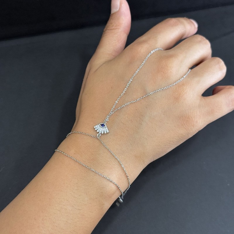 Minimal Mavi Göz Şahmeran resmi