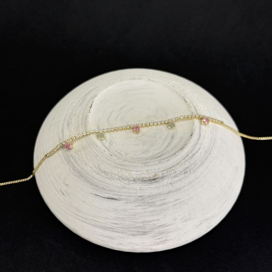 Suyolu Kalp Pembe Boncuk Halhal resmi