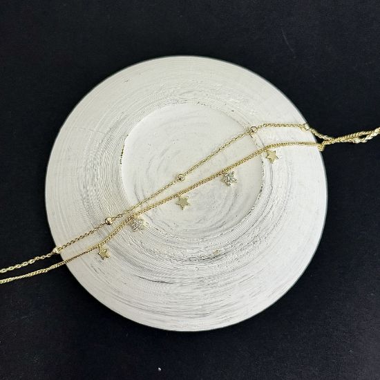 İkili Sıra Yıldız Detay Halhal  resmi