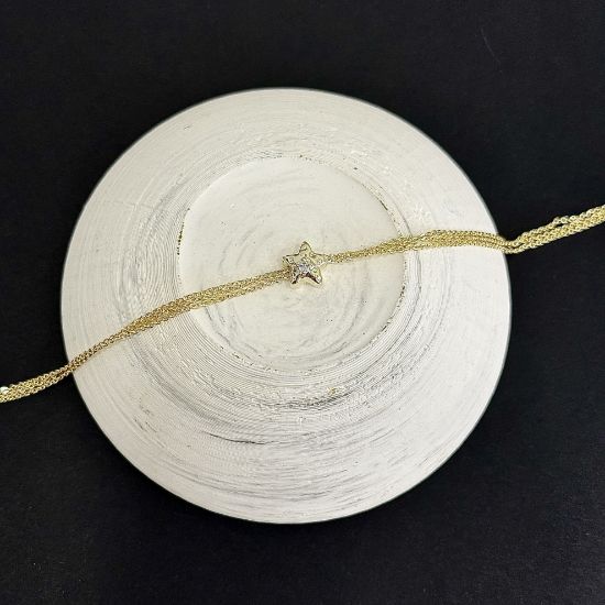 Üç Zincir Yıldız Detay Halhal  resmi