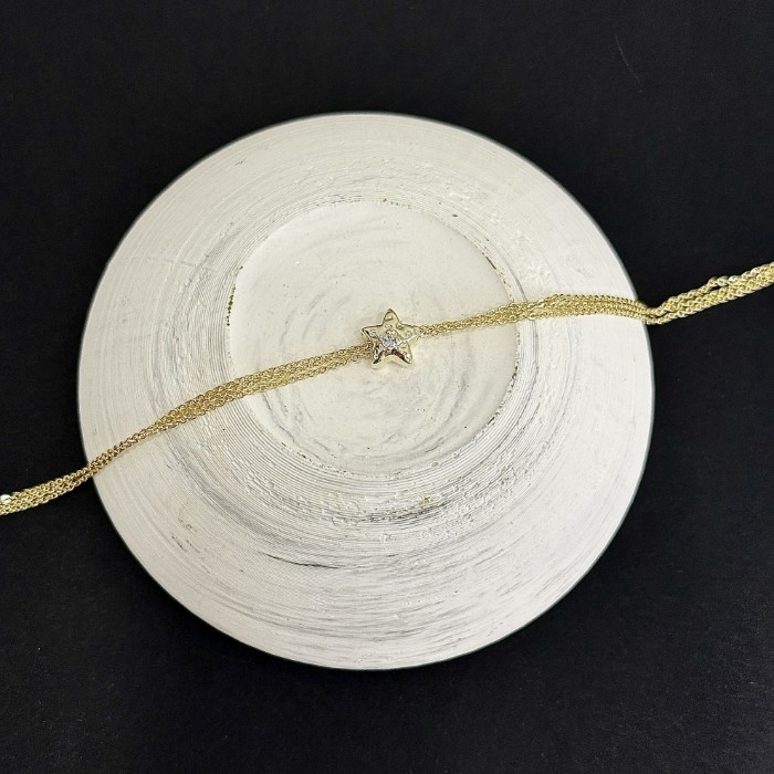 Üç Zincir Yıldız Detay Halhal  resmi