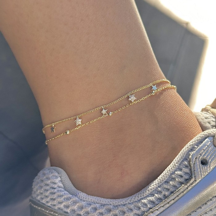 İkili Sıra Yıldız Detay Halhal  resmi