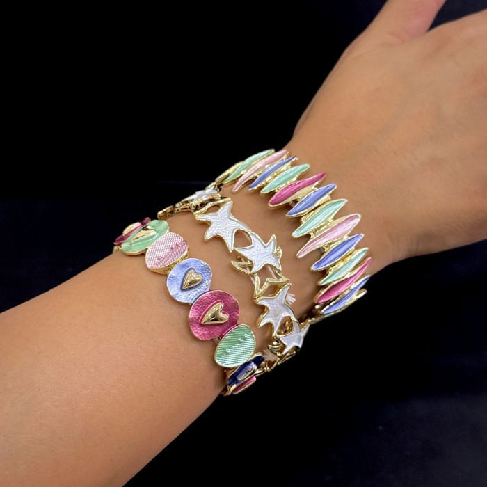 Renkli Çubuk Model Bileklik resmi