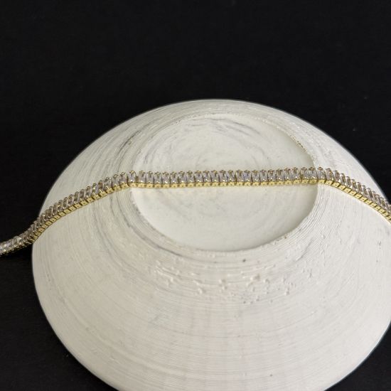 Baget Suyolu Gold Bileklik resmi