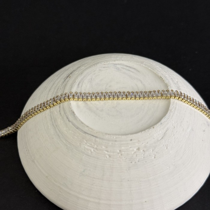 Baget Suyolu Gold Bileklik resmi