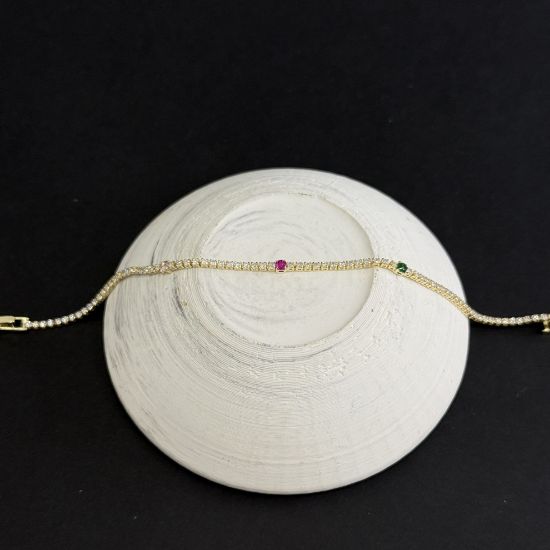 Minimal Renkli Suyolu Bileklik resmi