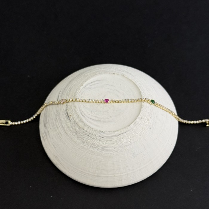 Minimal Renkli Suyolu Bileklik resmi