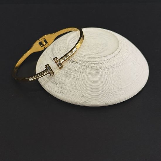 Çelik T Taşlı Kelepçe resmi