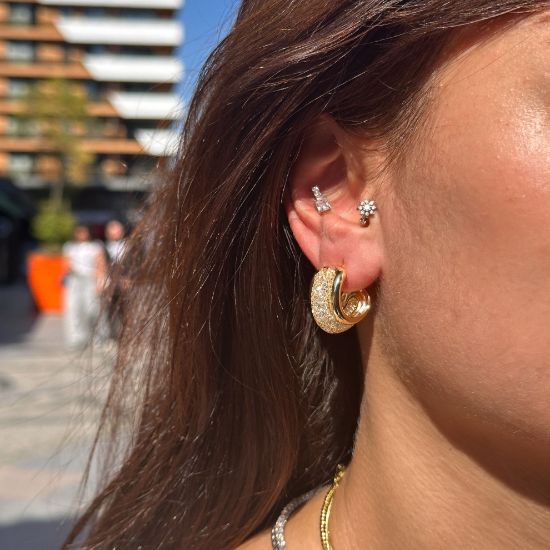 Kafes Küpe Gold resmi