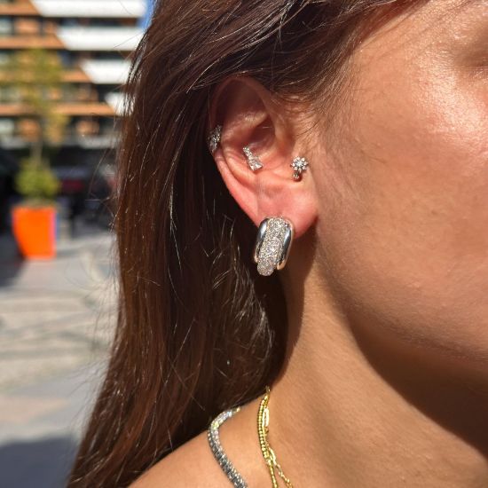 Kafes Küpe Silver resmi