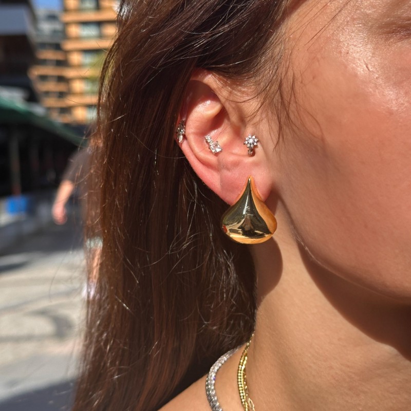 Su Damla Küpe Gold resmi