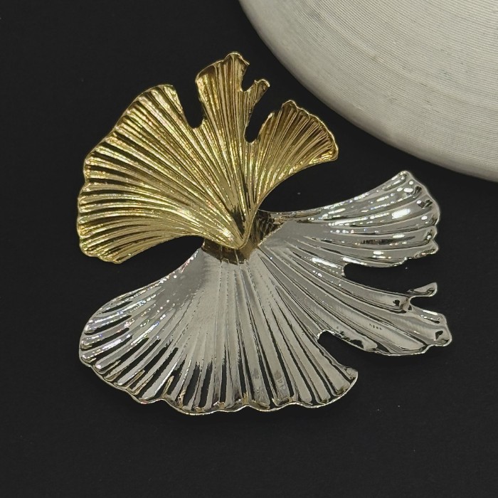 Gold-Silver İstiridye Küpe resmi