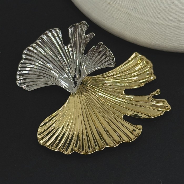 Silver-Gold İstiridye Küpe resmi