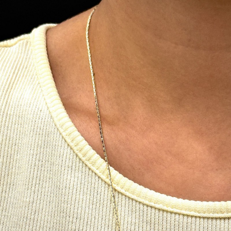 Xuping İnce Tok Kesik Zincir resmi