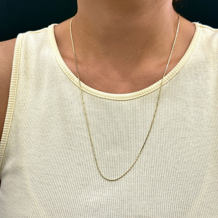 Xuping İnce Tok Kesik Zincir resmi