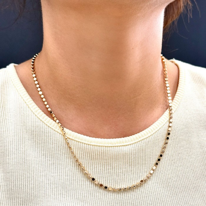 Xuping Pul Ezme Zincir 50 cm Rose  resmi