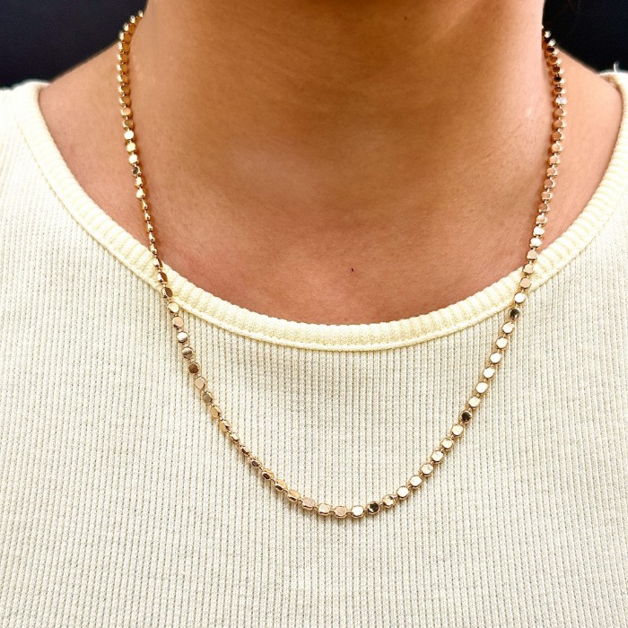 Xuping Pul Ezme Zincir 50 cm Rose  resmi