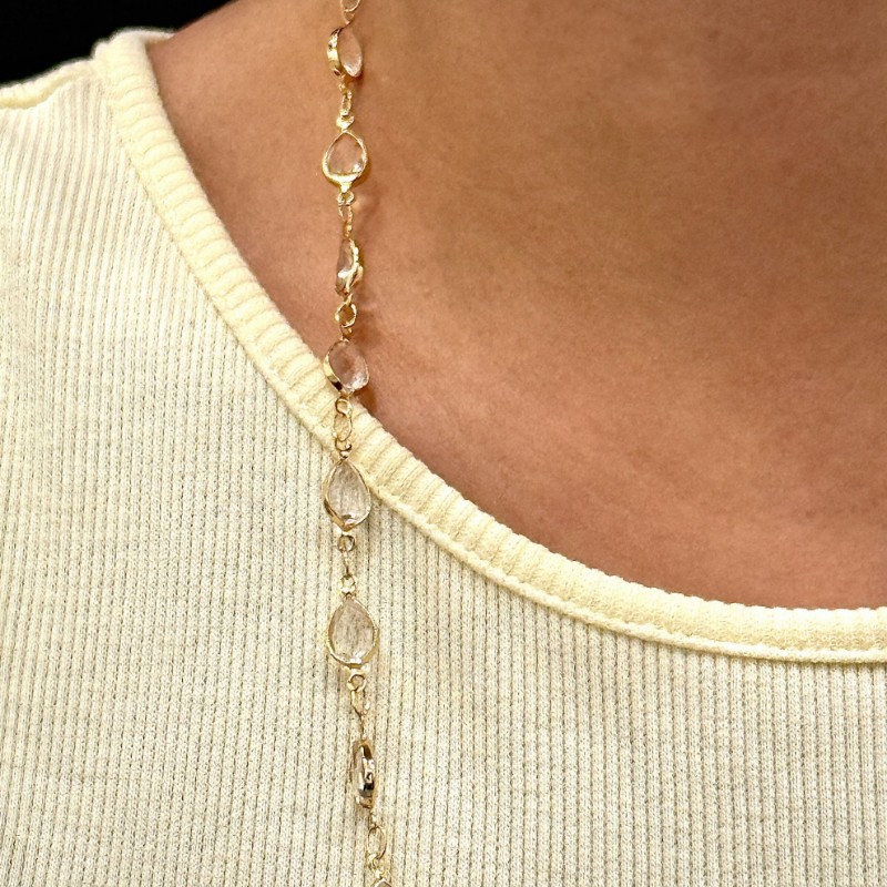 Beyaz Taş Kolye resmi