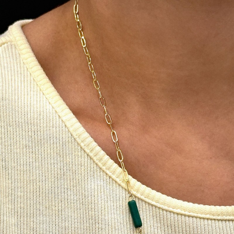 Yeşil Fatma Ana Eli Kolye resmi