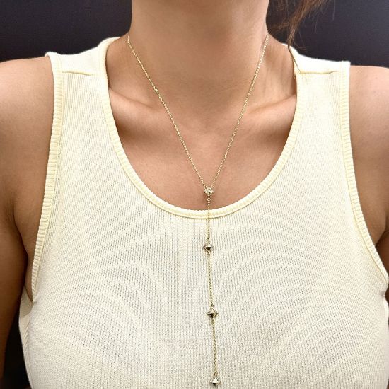 Y Kolye Karo Gold resmi