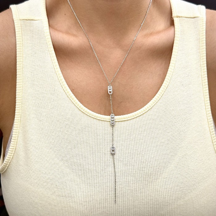 Y Kolye Messi Silver resmi