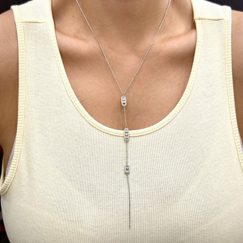 Y Kolye Messi Silver resmi