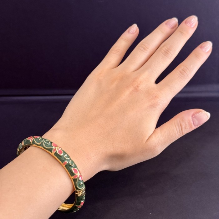 Mineli Papatya Desenli Bileklik resmi