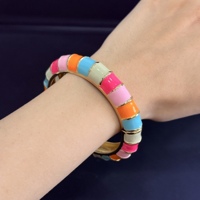 Çok Renkli Parlak Kaplama Bilezik resmi