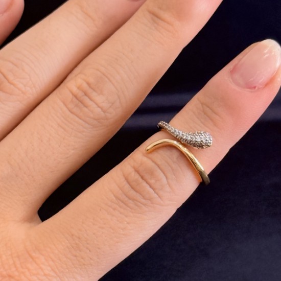 Zarif Kavisli Yüzük resmi