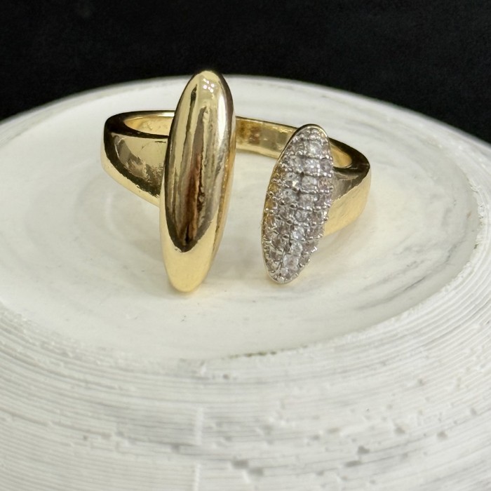 Parlak İkili Form Yüzük resmi