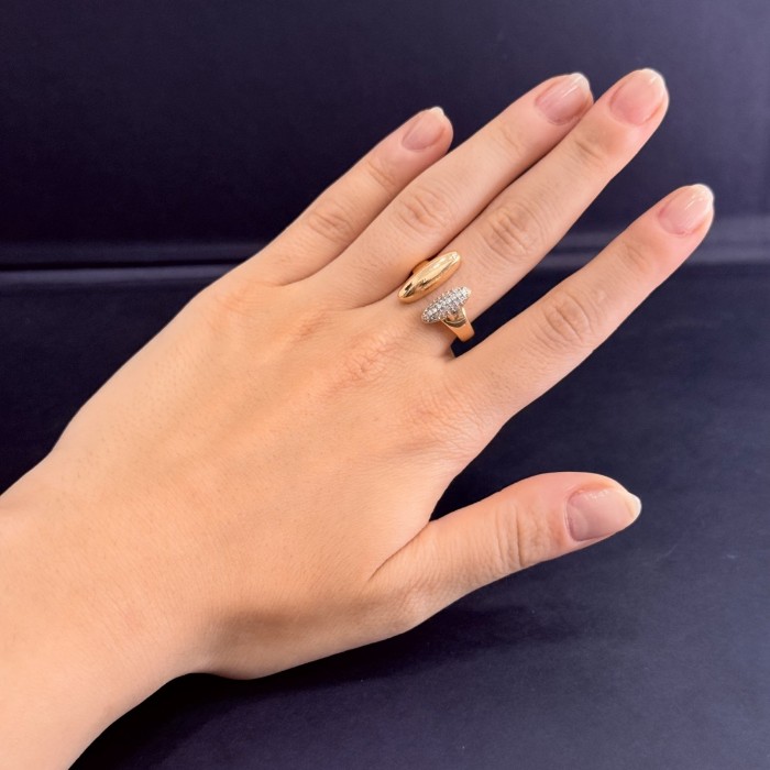 Parlak İkili Form Yüzük resmi