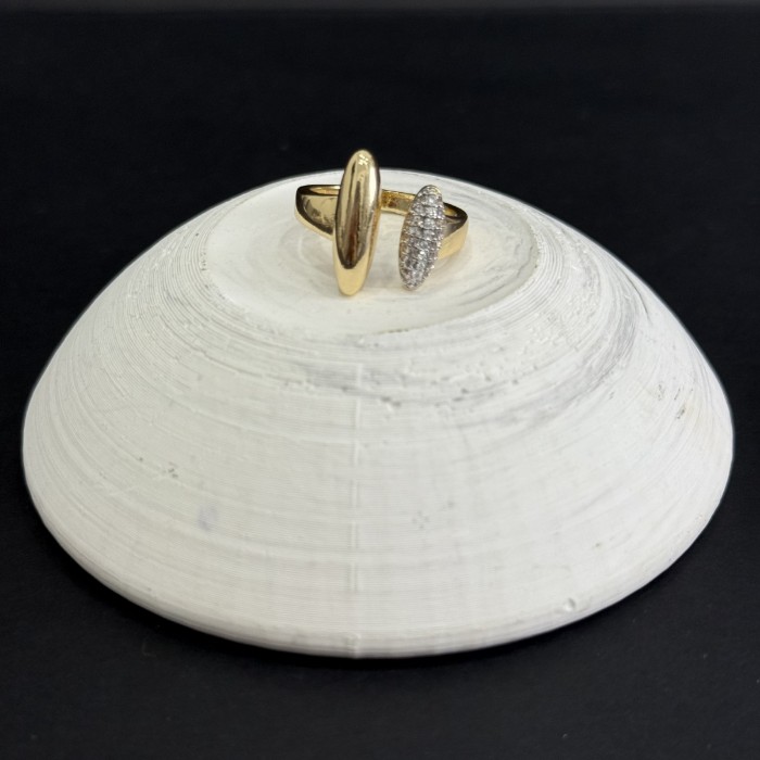 Parlak İkili Form Yüzük resmi