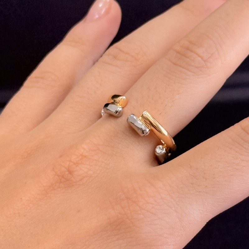 İkili Metal Uyum Yüzük resmi