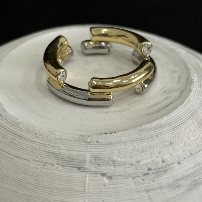 İkili Metal Uyum Yüzük resmi