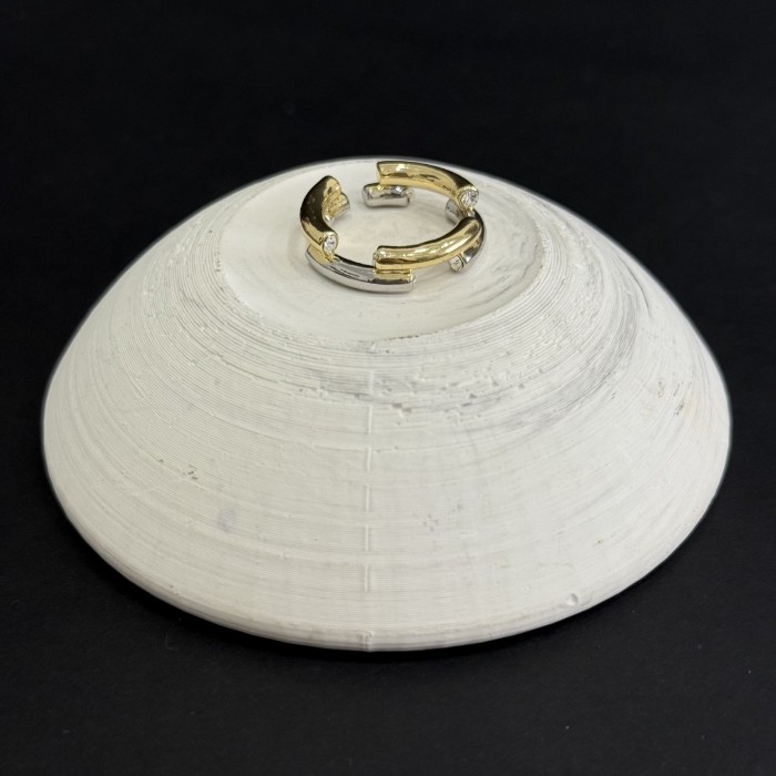 İkili Metal Uyum Yüzük resmi