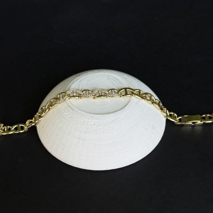 Taşlı Yarım Zincir Bileklik Xuping  resmi