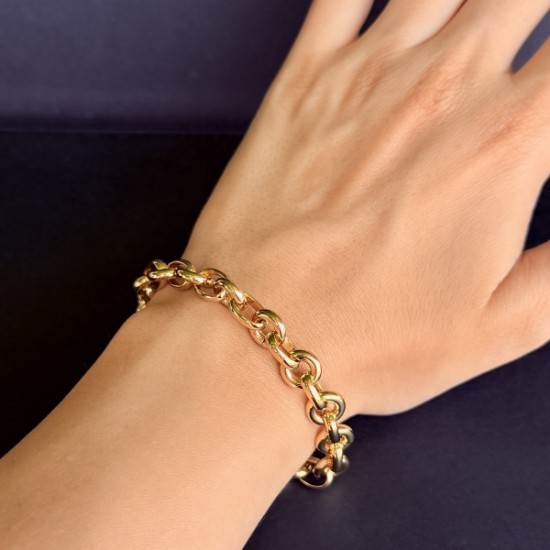 Yuvarlak Zincir Halkalı Bileklik Xuping  resmi