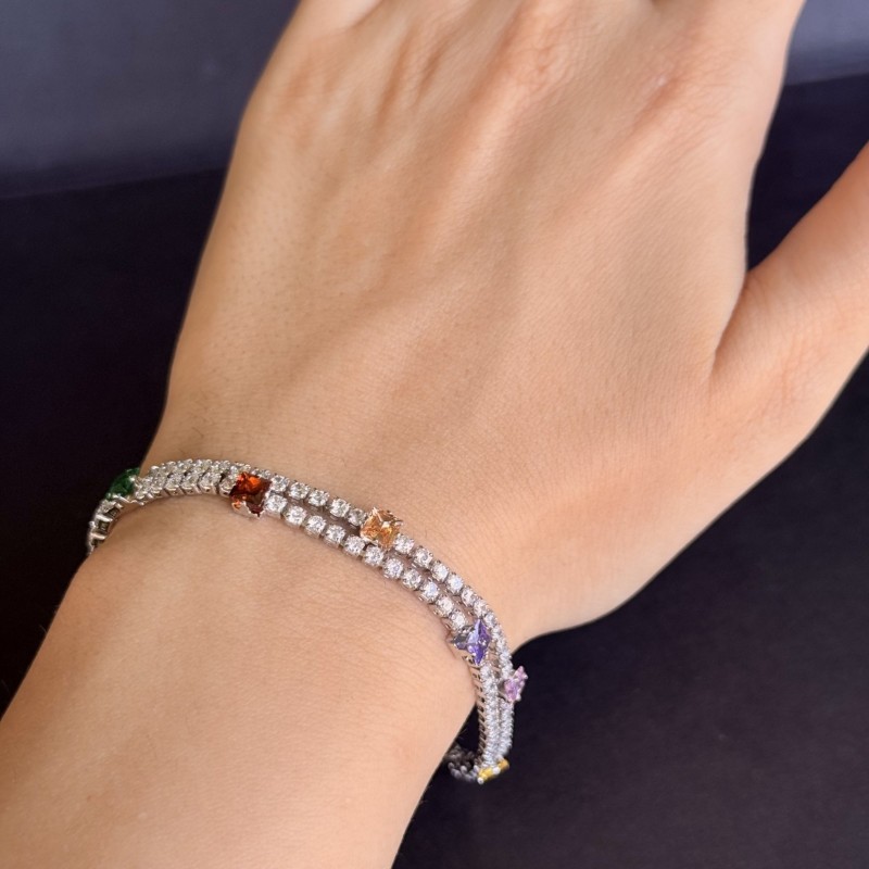 Renkli Taşlı Bileklik resmi