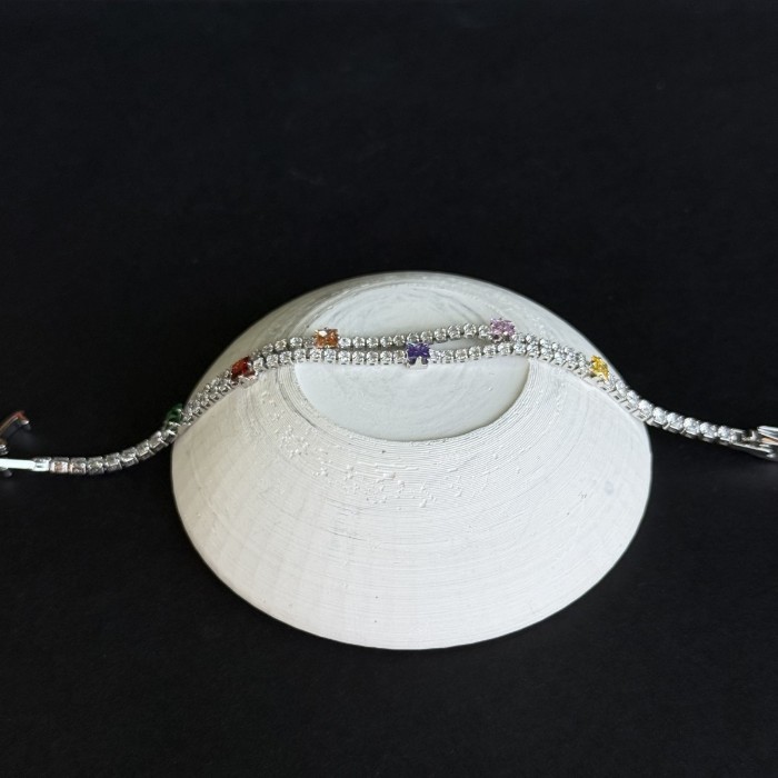 Renkli Taşlı Bileklik resmi