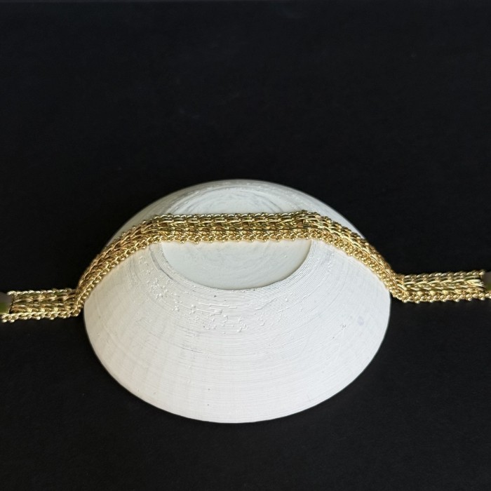 Örgü Model Altın Bileklik Xuping  resmi