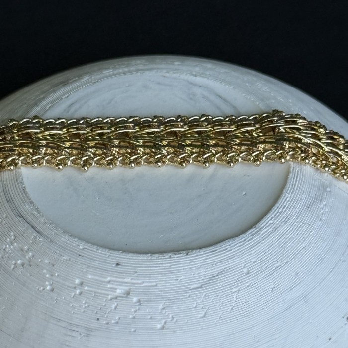 Örgü Model Altın Bileklik Xuping  resmi