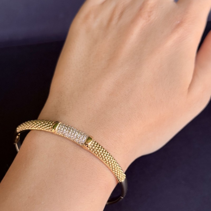 Taşlı Kelepçe Bilezik (Modern) Xuping  resmi