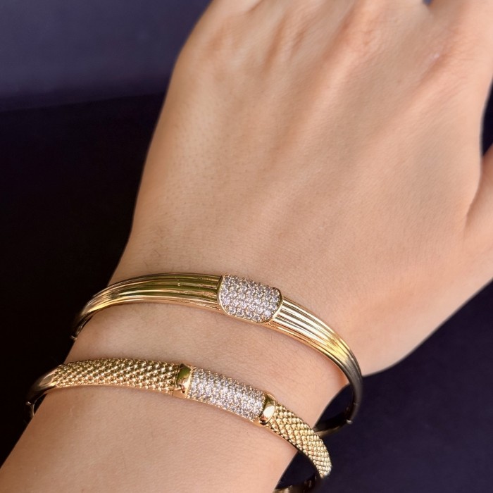 Taşlı Kelepçe Bilezik (Modern) Xuping  resmi