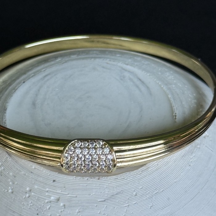 Taşlı Kelepçe Bilezik (Klasik) Xuping  resmi