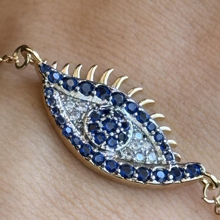 Nazar Boncuklu Gold Bileklik resmi