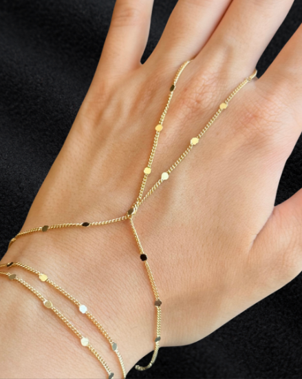 İnce Gold Şahmeran Bileklik resmi