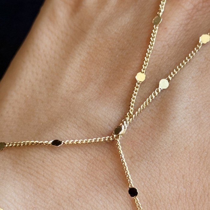 İnce Gold Şahmeran Bileklik resmi