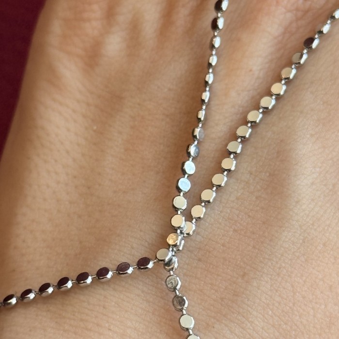 Burgu Detaylı Gümüş Şahmeran Bileklik resmi