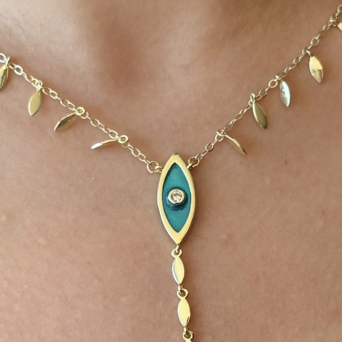 Göz Sende – Gold Kolye resmi