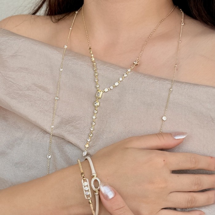 Beyaz Oval Bilezik resmi